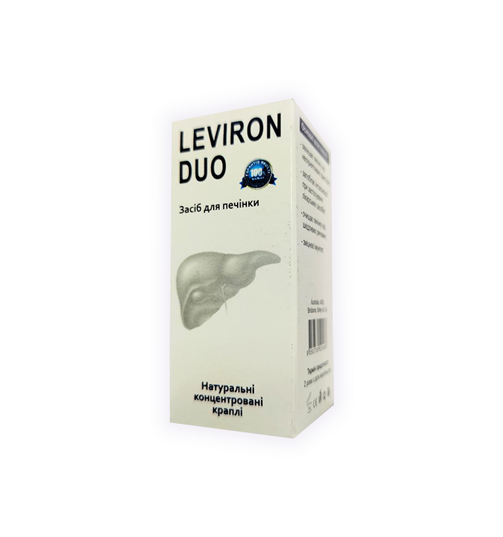 Левірон Дуо - Засіб для відновлення та очищення печінки (Leviron Duo)
